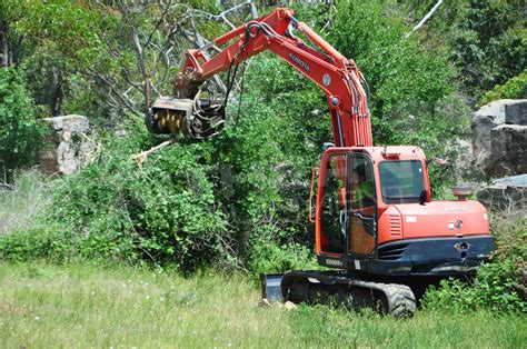 forestry attachments mini excavator|mulcher attachment for mini excavator.